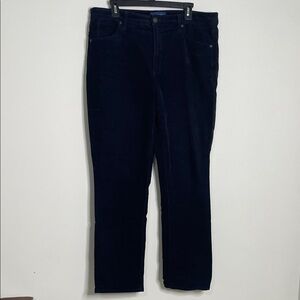 Talbots Women’s Dark Blue Straight Corduroy Pants